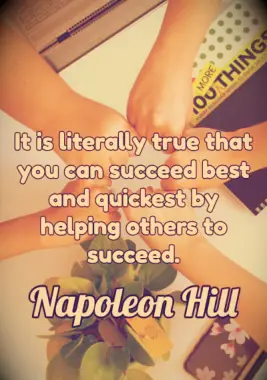 A teamwork quote by Napoleon Hill.