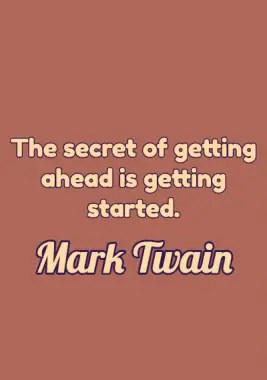 A quote by Mark Twain.