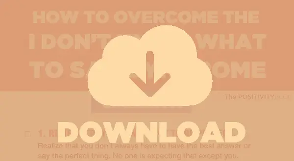 Como superar o que não sei o que dizer síndrome