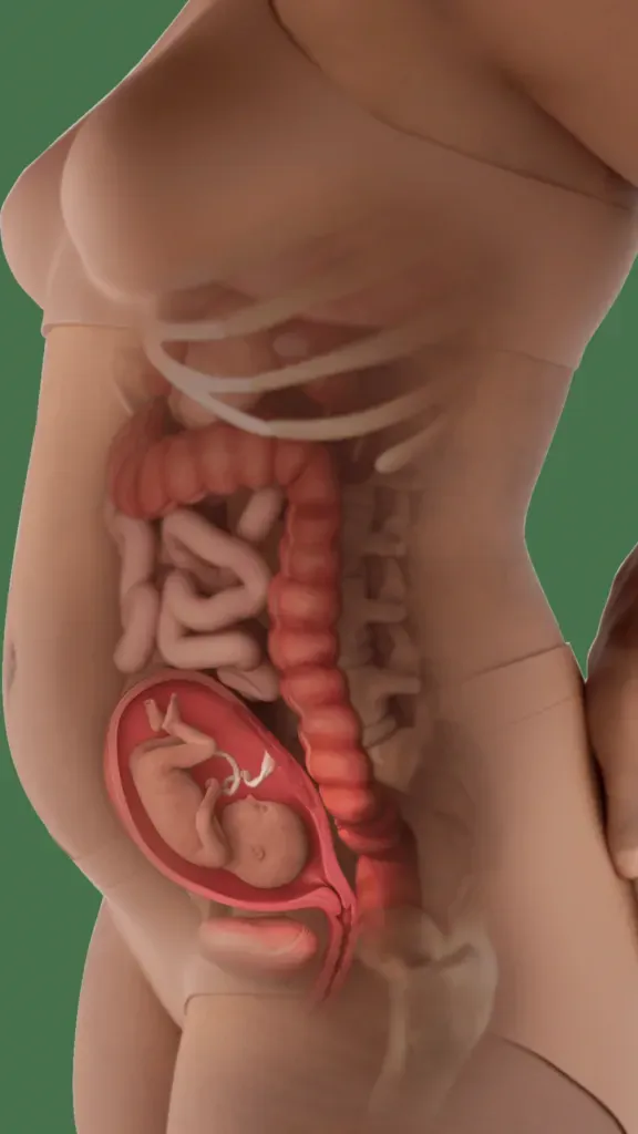 baby in womb at 18 weeks