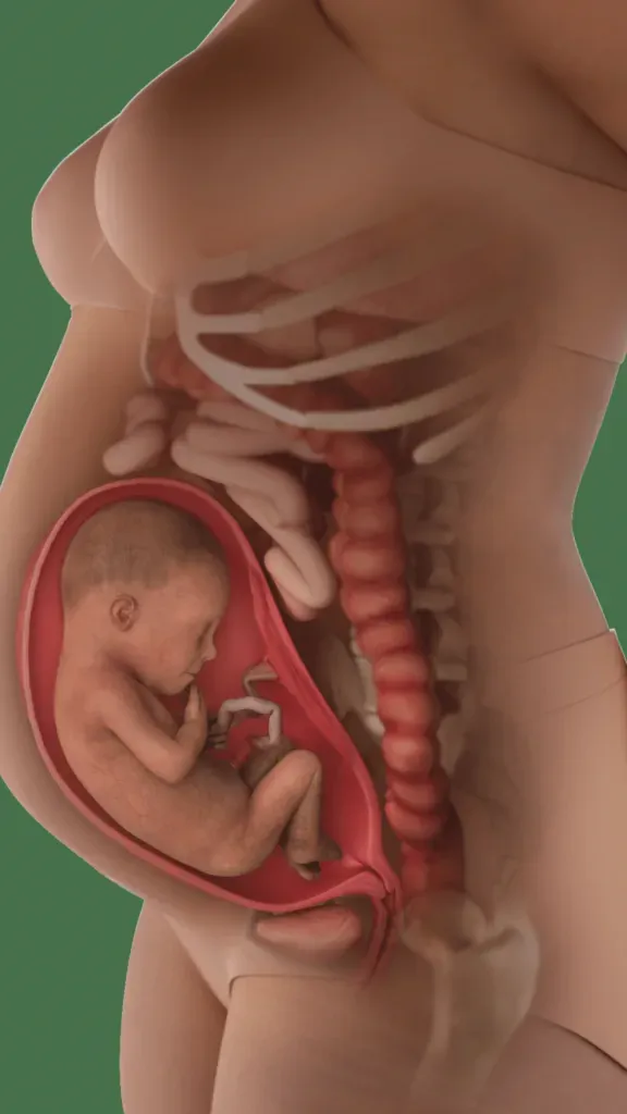 baby in head down position at 28 weeks