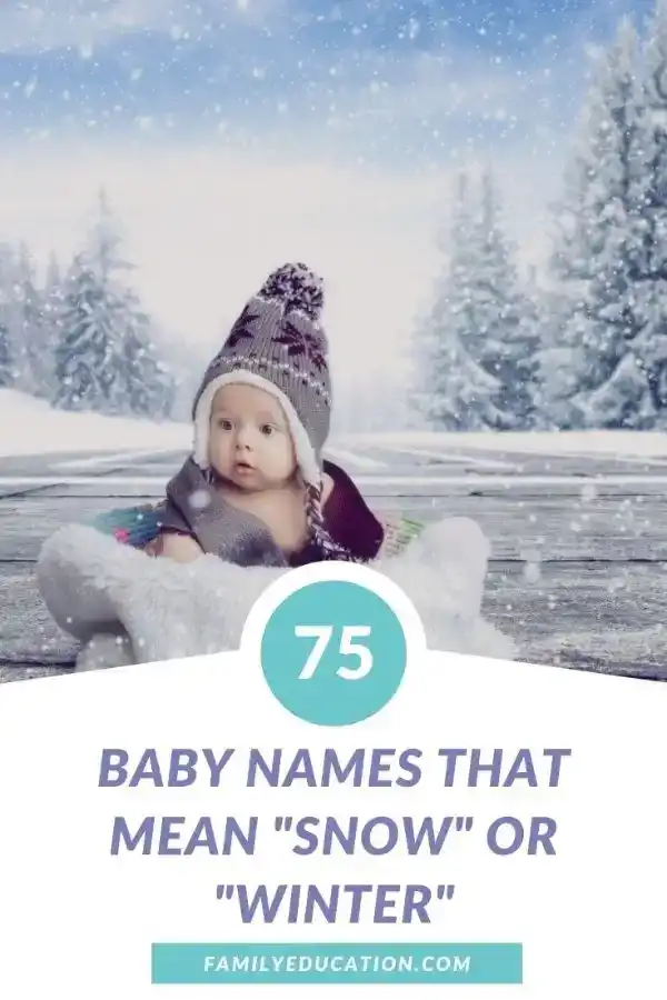 75 noms qui signifient neige, glace ou hiver pour vos enfants