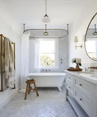 Arredamento del bagno in spiaggia