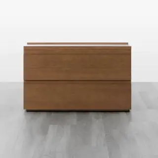 Thuma 옷장, 2x1, 흰색 배경.