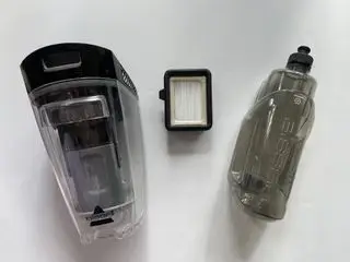 Le filtre à eau sale après utilisation