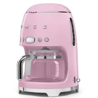 Cafetière filtre Smeg en rose