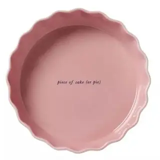 Plat à tarte Kate Spade en rose