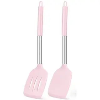Ensemble de spatules roses
