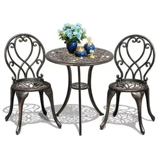 Un juego de bistró para exteriores COBANA de 3 piezas