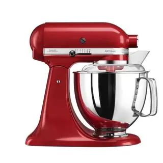 KitchenAid Artisan 6 pintes. Batteur sur socle sur fond blanc.