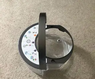 parte superior del ventilador Dyson