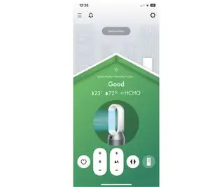 Gráfico del ventilador Dyson