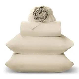 ברוקלין מצעים סדינים במבוק על רקע לבן.