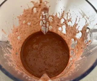 Houmous au mixeur professionnel Smeg