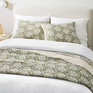 레논 플로럴 리버서블 퀼트 & 샴