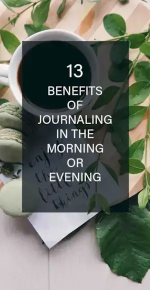 Výhody zápisu do deníku ráno (nebo večer)