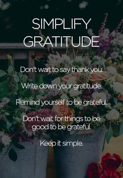 Simplify Gratitude (en kort og sød guide til at sige tak)