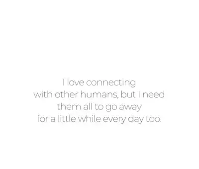 내성적인 사람(또는 남과 어울리고 싶지 않은 사람)을 위한 격려