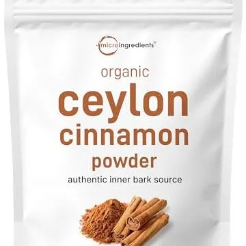 Bio -Ceylon -Zimtpulver 2 lb | Premium Sri Lanka Quelle | Süß & amp; Erdiger Geschmack | Ideal zum Backen von Kochen & amp; Getränke | Additive freie Nicht-Gentor-Massenversorgung' loading='lazy' title=