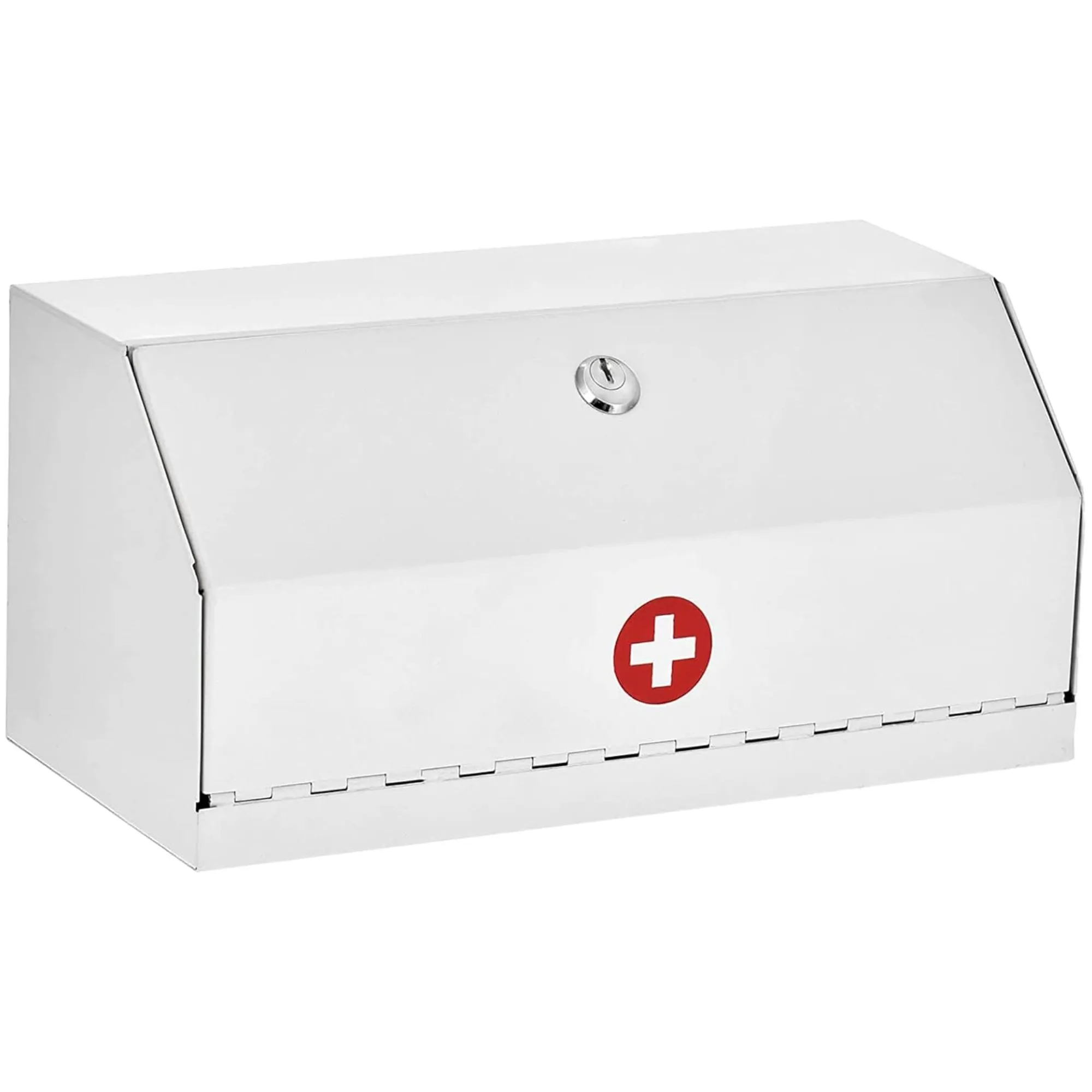 Biała zamykana apteczka' loading='lazy' title=