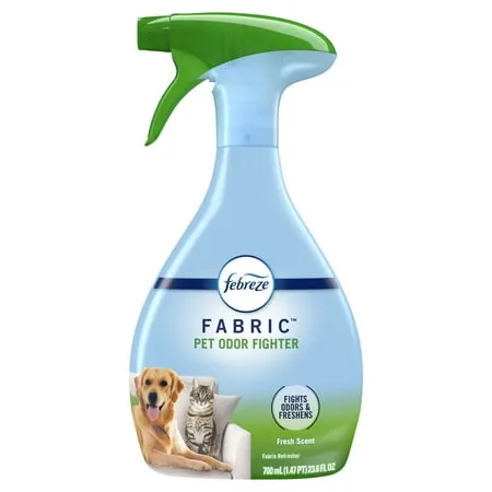 Febreze Spray per tessuti Deodorante per ambienti Combatte gli odori Rinfrescante per tessuti Combattente di odori per animali domestici 23,6 Fl Oz' loading='lazy' title=