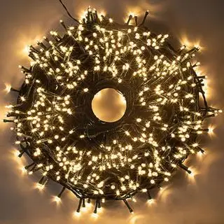 Luci di Natale di Joiedomi su sfondo beige.