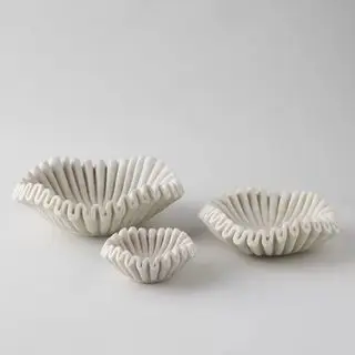 Bol en marbre ébouriffé