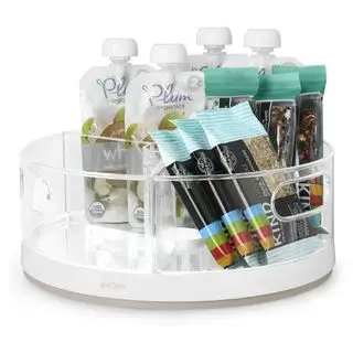 Szalona Susan YouCopia wypełniona zdrową żywnością