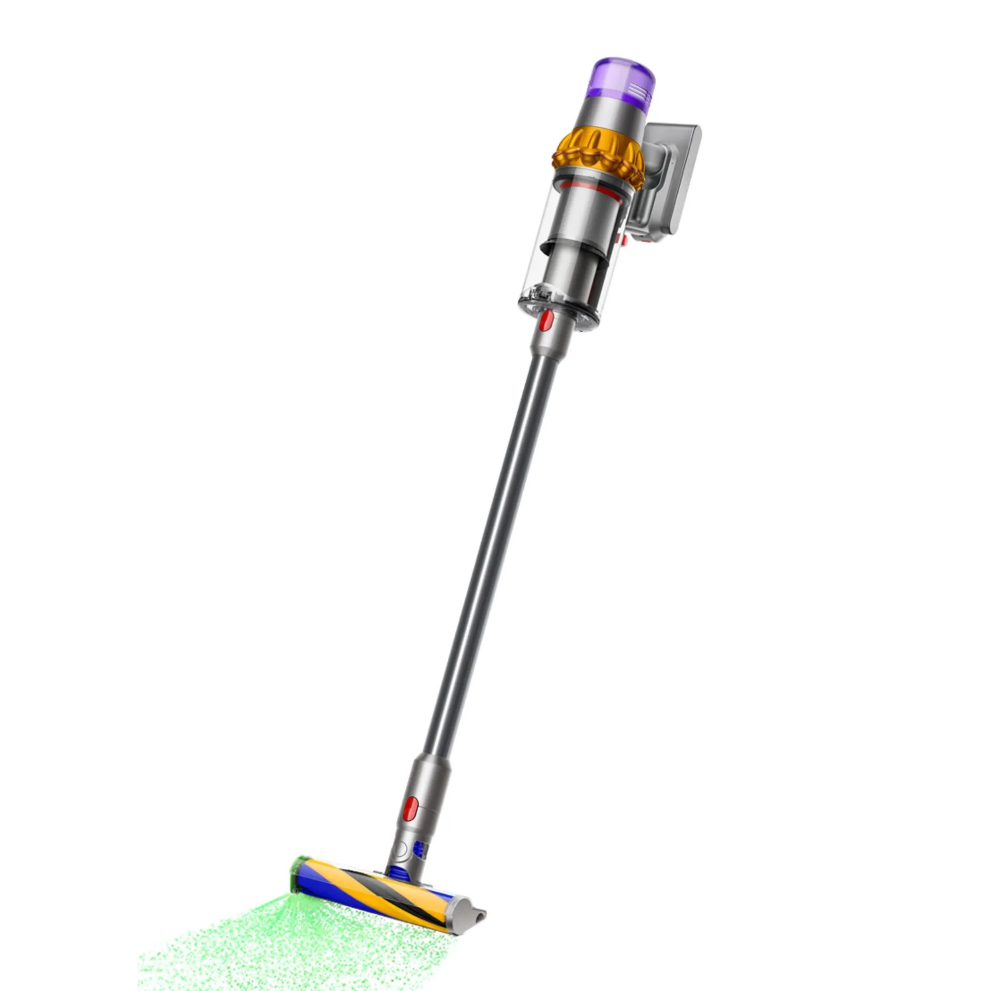 Ein Dyson V15 Detect vor weißem Hintergrund' loading='lazy' title=