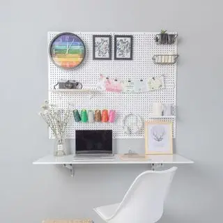 Kit de panneaux perforés pour poste de travail Marchelle