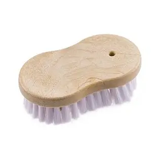 Jscarlife Brosse de nettoyage en profondeur à poils doux, brosse à récurer robuste avec poignée souple, brosse à récurer domestique pour nettoyer les tissus d'ameublement, l'intérieur de la voiture, les meubles, les canapés, etc.