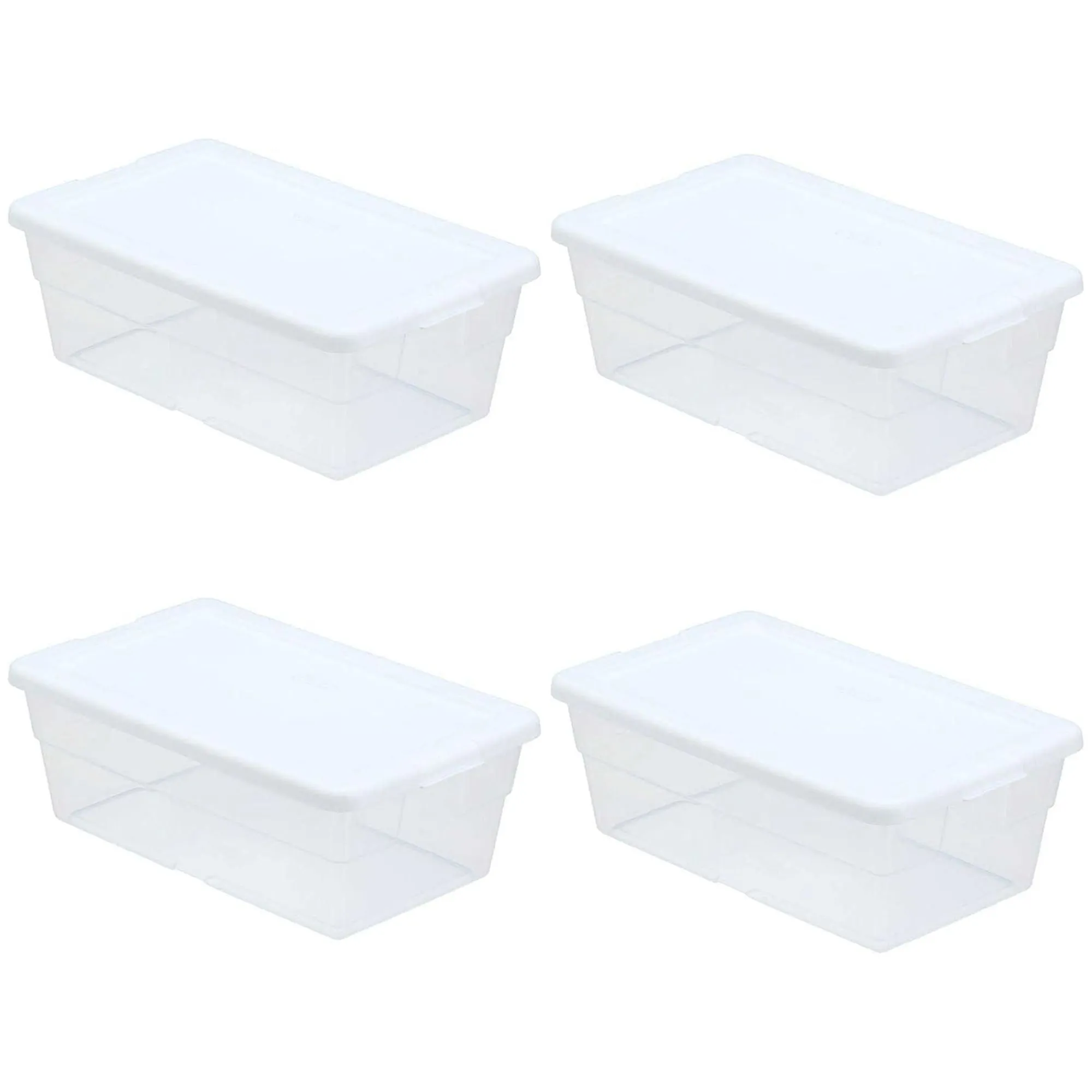 Aufbewahrungsboxen aus Kunststoff mit passenden Deckeln' loading='lazy' title=