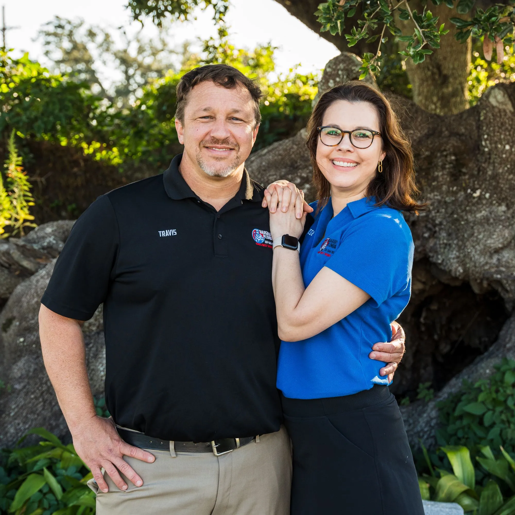 Zdjęcie głowy Travisa Hargrave’a i jego żony' loading='lazy' title=