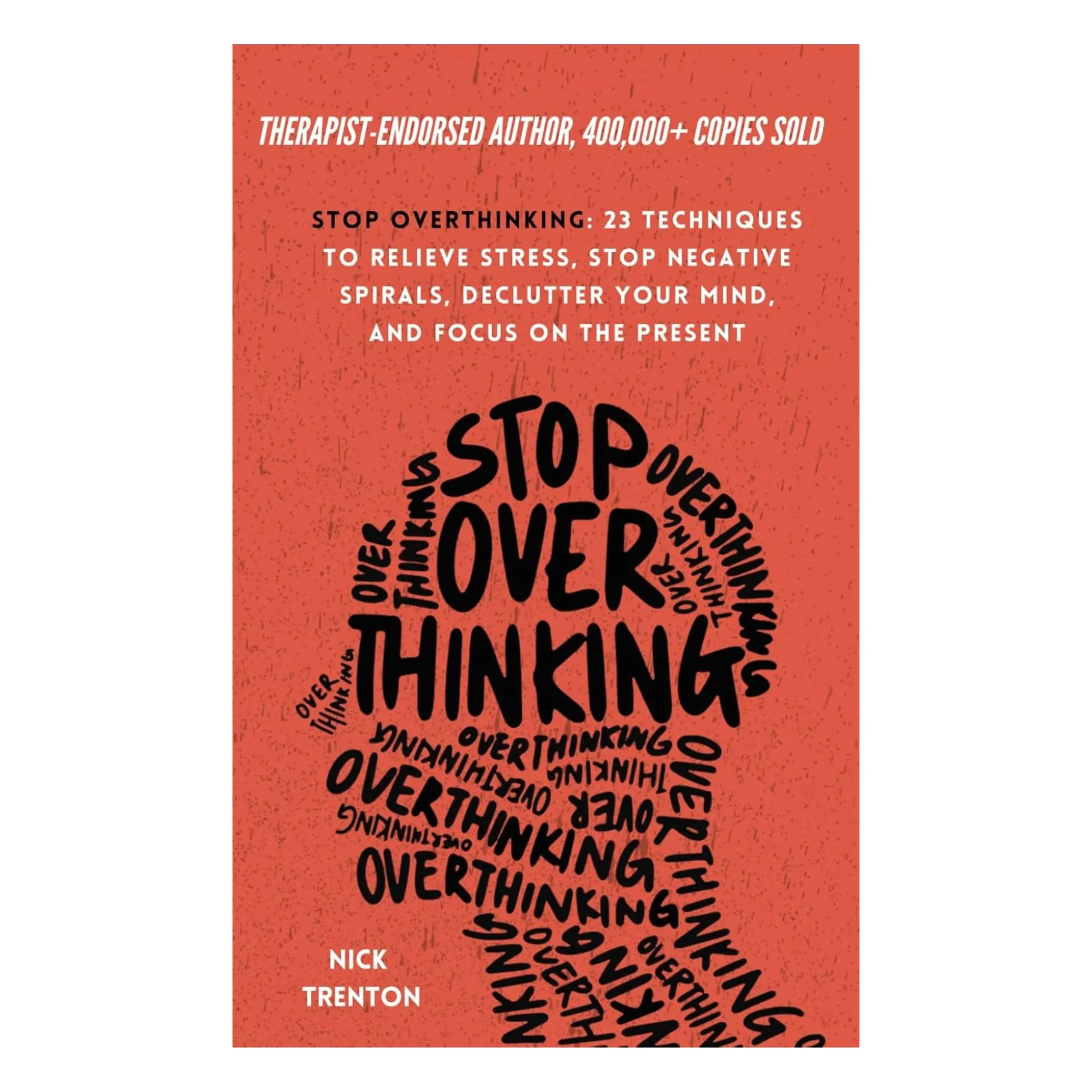 La copertina rossa del libro Stop Overthinking' loading='lazy' title=
