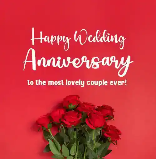 Happy anniversary to a couple