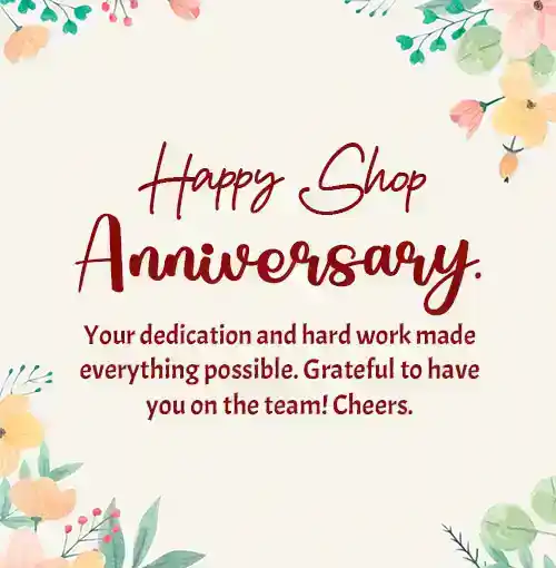 Shop Anniversary Wishes