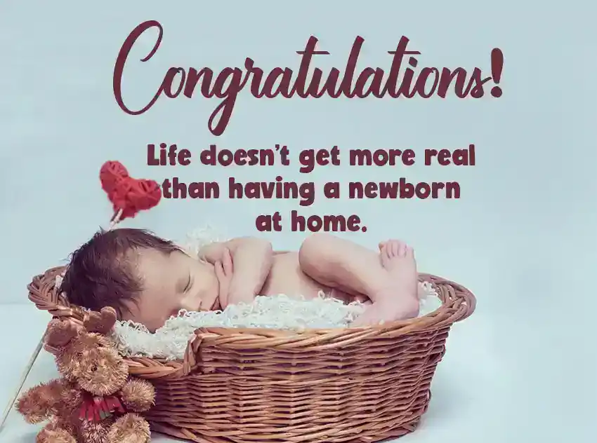 Congratulations Message for Newborn Baby