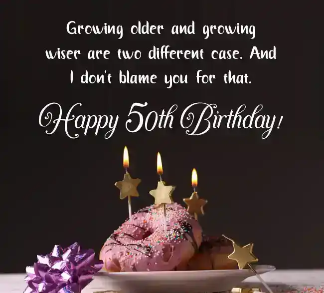 funny happy 50th birthday wishes