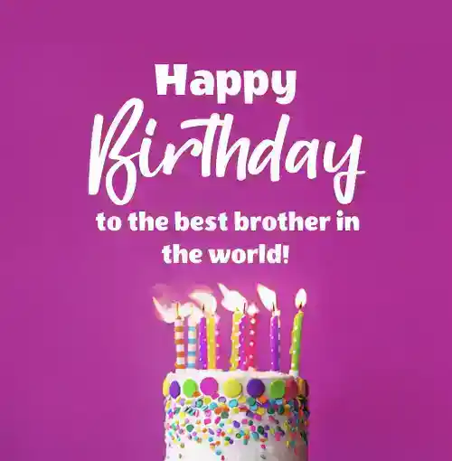 cake birthday wishes for brother