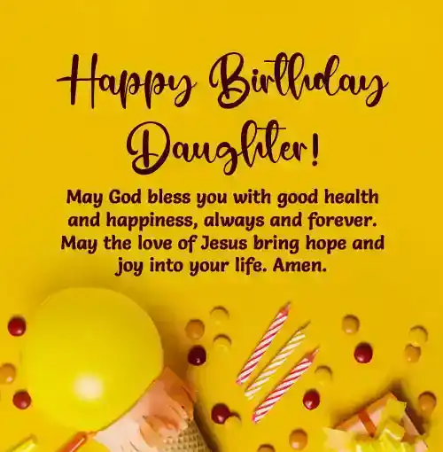 Christian Birthday Wishes for Daughter