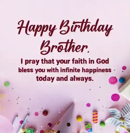 Christian Birthday Wishes For Brother