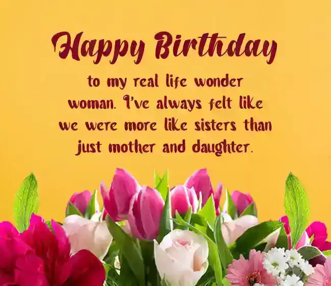 happy birthday mom from daughter