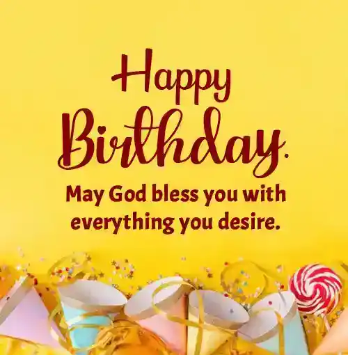 happy birthday may god bless you