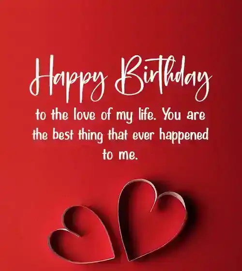 birthday wishes for love