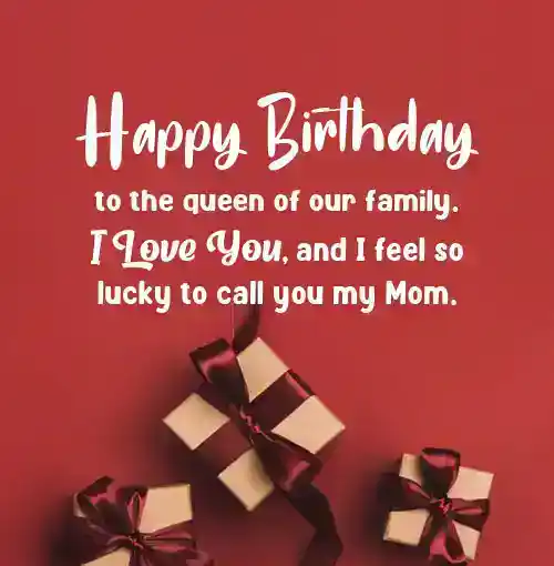 happy birthday message for mom
