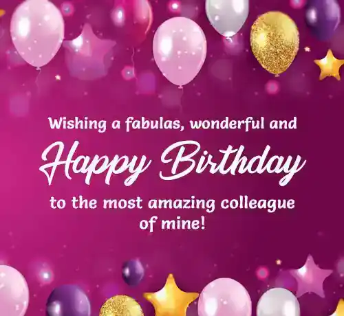 happy birthday wishes for colleague