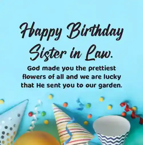 birthday wish for sister in law