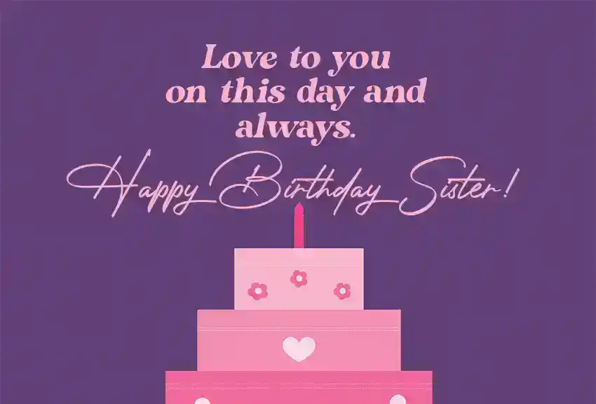 Best Birthday Wishes for Sister