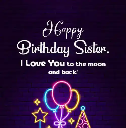 Short Birthday Wishes For Sister