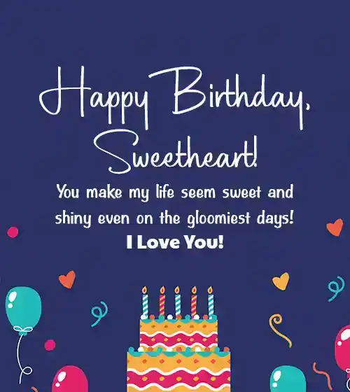 romantic birthday wishes for girlfriend